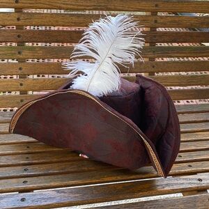 Tricorn Pirate hat CostumesUSA Amscan Costume cap